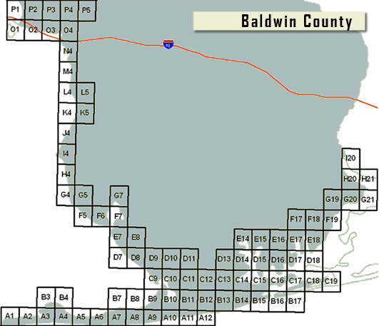 Hurricane Ivan Surge Inundation Maps: Baldwin County, Alabama | FEMA.gov