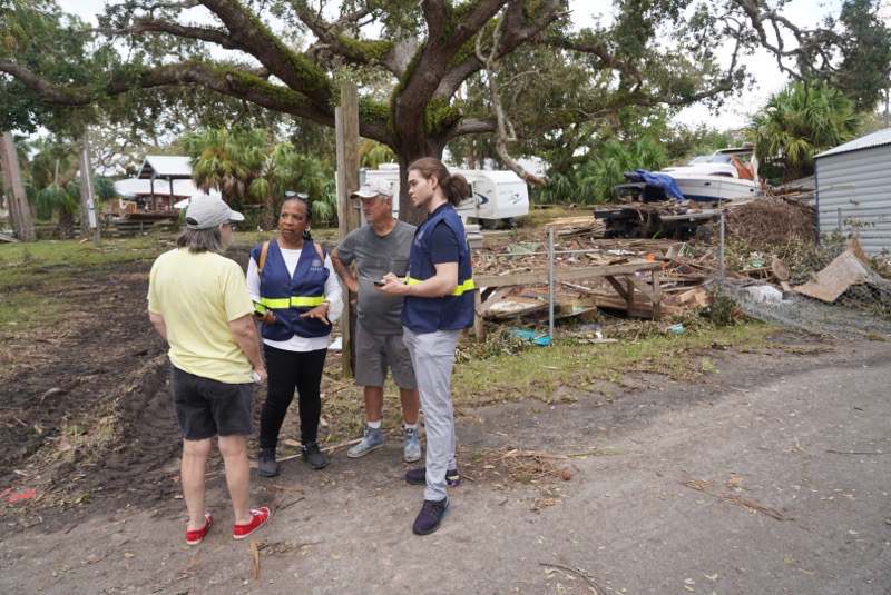 FEMA Disaster Survivor Assistance Teams Aid Hurricane Idalia Survivors