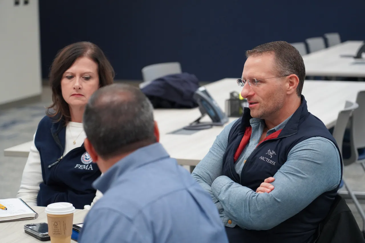 FEMA and SBA Associate Administrators visits Greenville's Emergency Operations Center (006) Image: FEMA and SBA Associate Administrators visits Greenville's Emergency Operations Center (006)