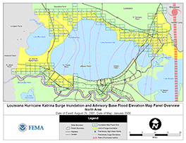 Hurricane Katrina Flooding Map