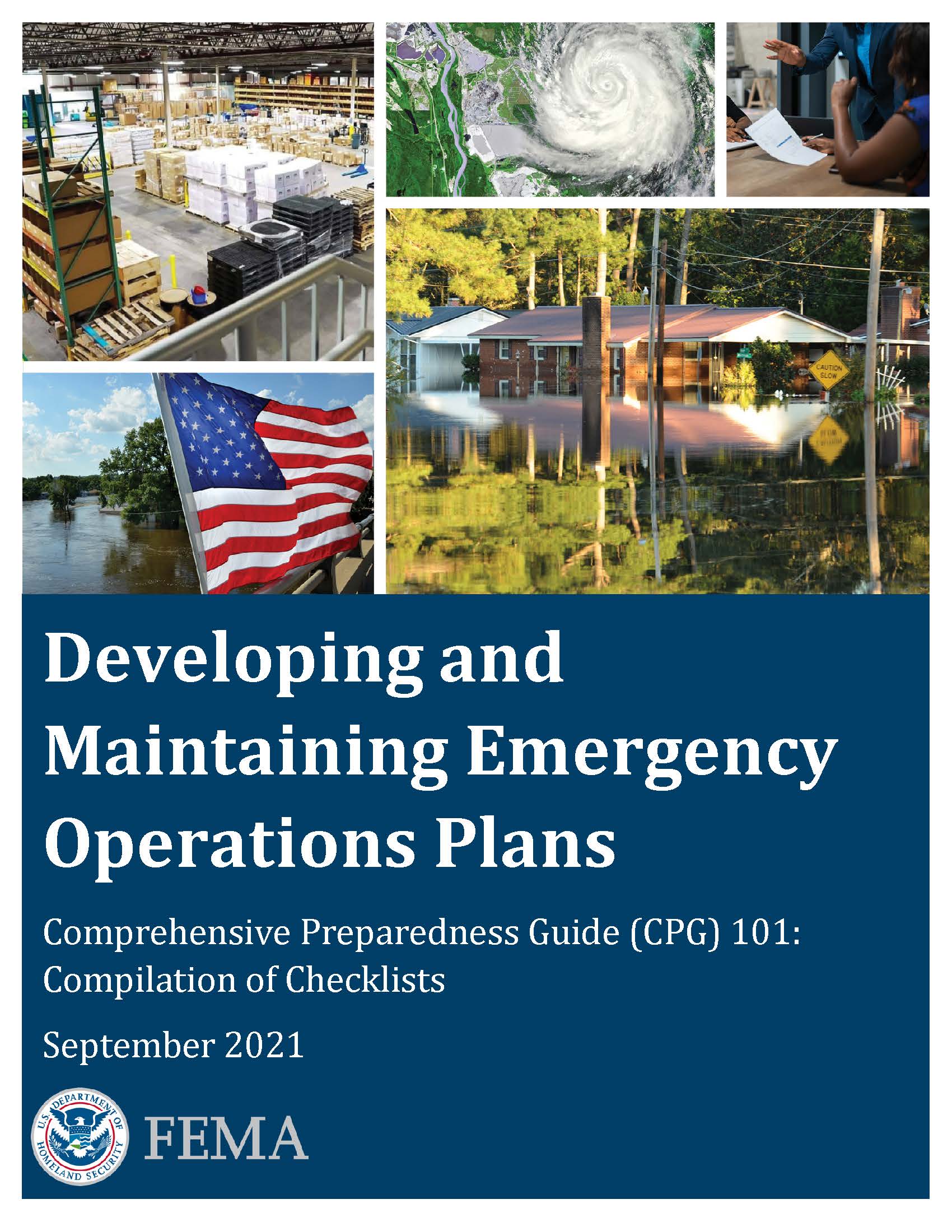 Comprehensive Preparedness Guide (CPG) 101 Webinar FEMA.gov