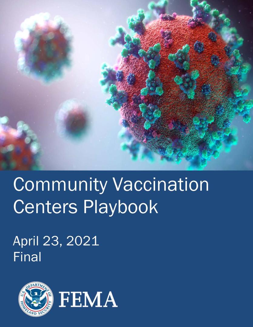 Community Vaccination Centers Playbook Cover