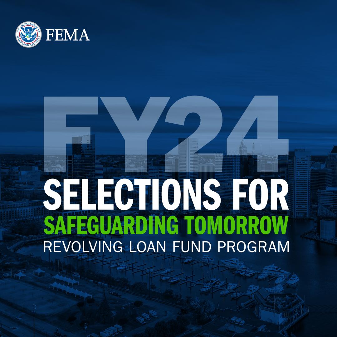 Graphic depicting the Safeguarding Tomorrow Revolving Loan Fund 2024 Selections