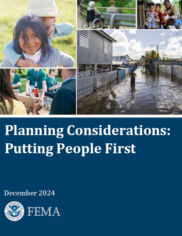 Planning Considerations: Putting People First cover page