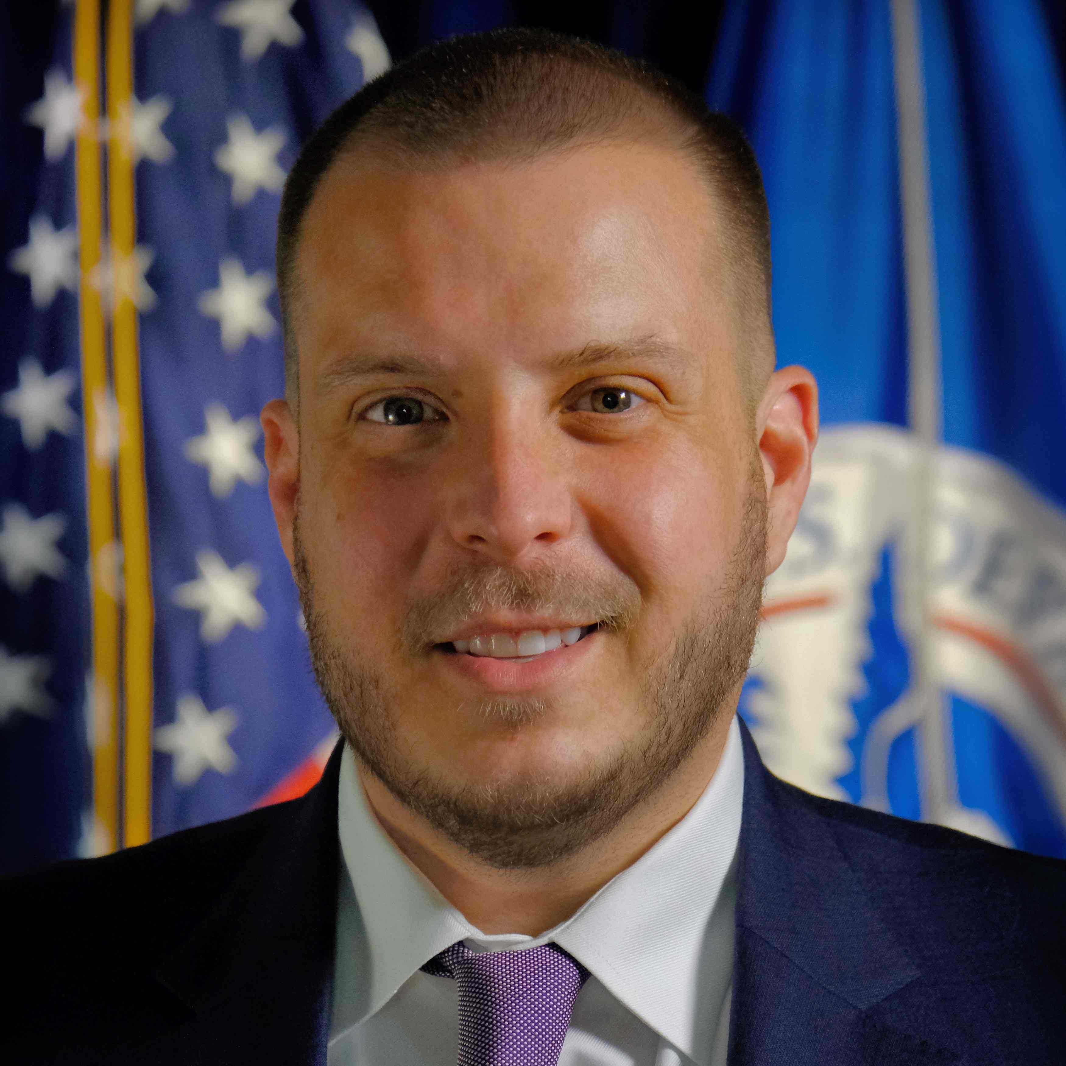 Portrait of FEMA Senior Executive Justin Knighten. 