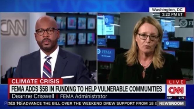FEMA Administrator Deanne Criswell Discusses Nearly $5B Dollars in Mitigation Grants on CNN