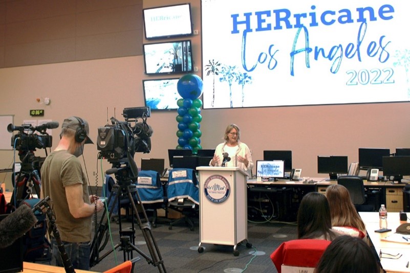 FEMA Administrato rspeaking at HERricane Conference 