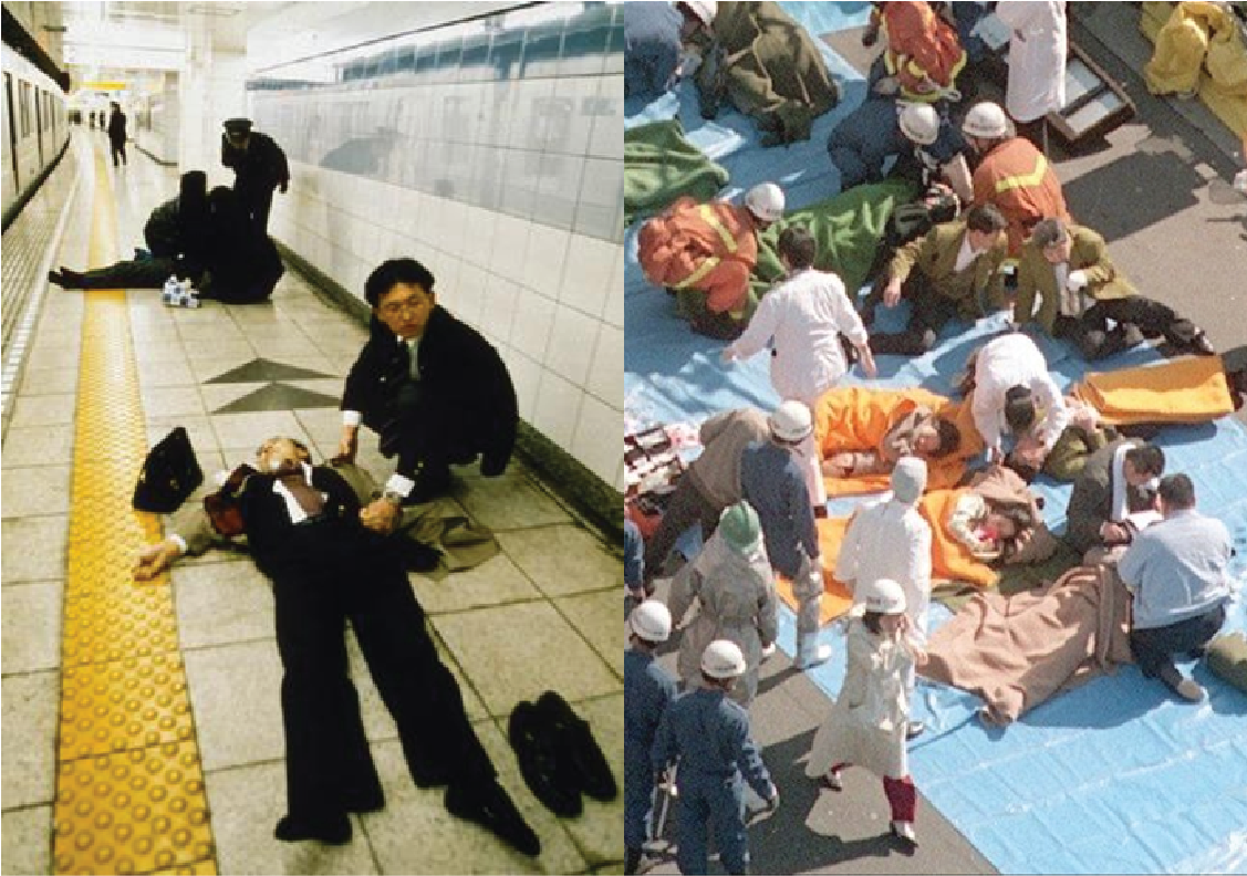 Affected persons and response workers following the 1995 Aum Shinrikyo sarin attack