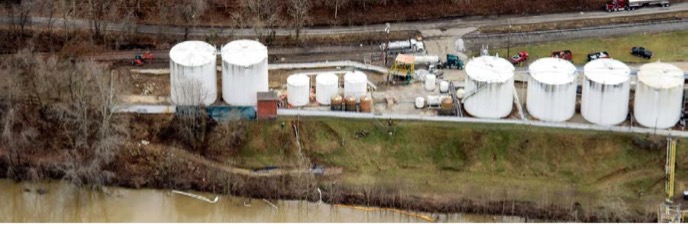 Image from page 9: Chemical storage facility on the Elk River 