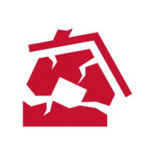House and earthquake icon