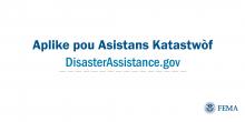 Apply For Disaster Assistance DisasterAssistance.gov (Twitter) (Haitian Creole)