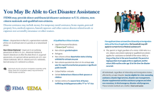 Qualifying for Disaster Assistance: Citizenship and Immigration Status Flyer
