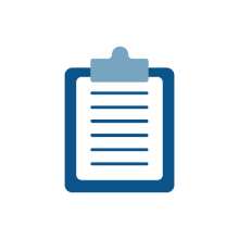 clipboard with lined paper