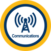 Lifelines Icon Communications Amber PNG